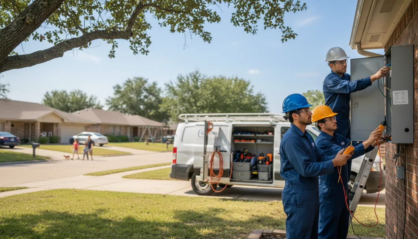 Certified electrician providing emergency electrical services in Geneseo, IL